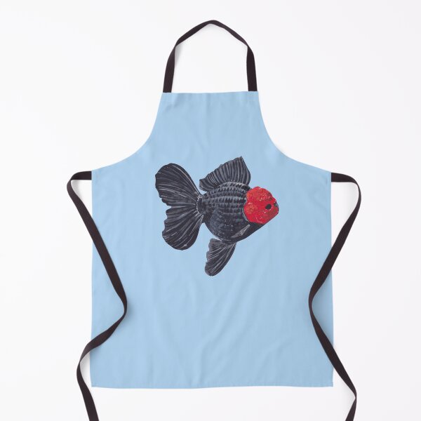 Item preview, RED AND BLACK ORANDA GOLDFISH-Carassius auratus designed and sold by BEATRIZ ABAITUA.
