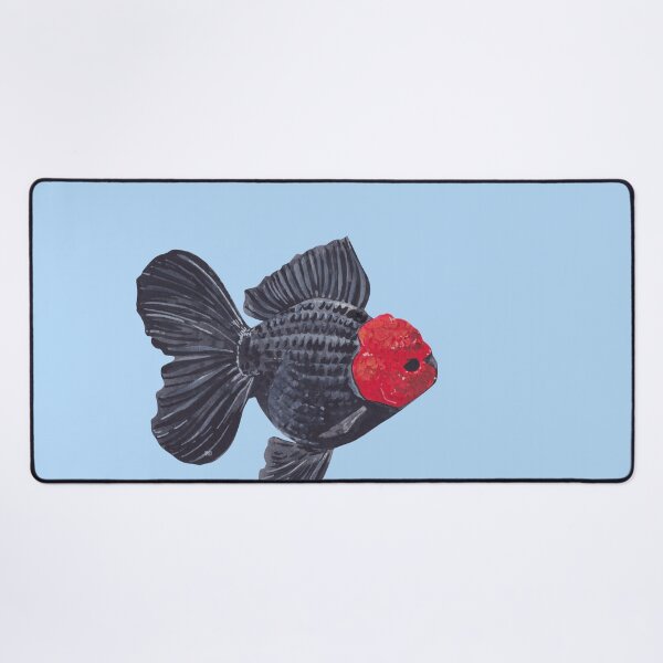 Item preview, RED AND BLACK ORANDA GOLDFISH-Carassius auratus designed and sold by BEATRIZ ABAITUA.