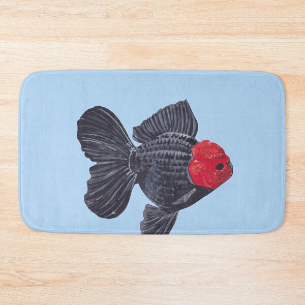 Item preview, RED AND BLACK ORANDA GOLDFISH-Carassius auratus designed and sold by BEATRIZ ABAITUA.