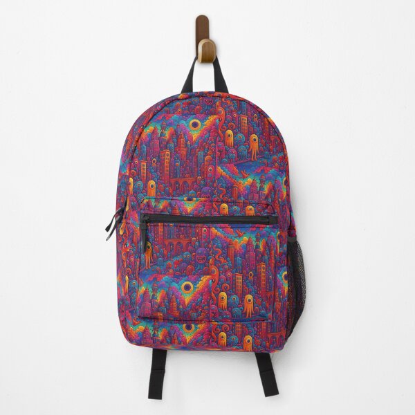 Item preview, Psychedelic City of Colorful Creatures designed and sold by IroRyde.