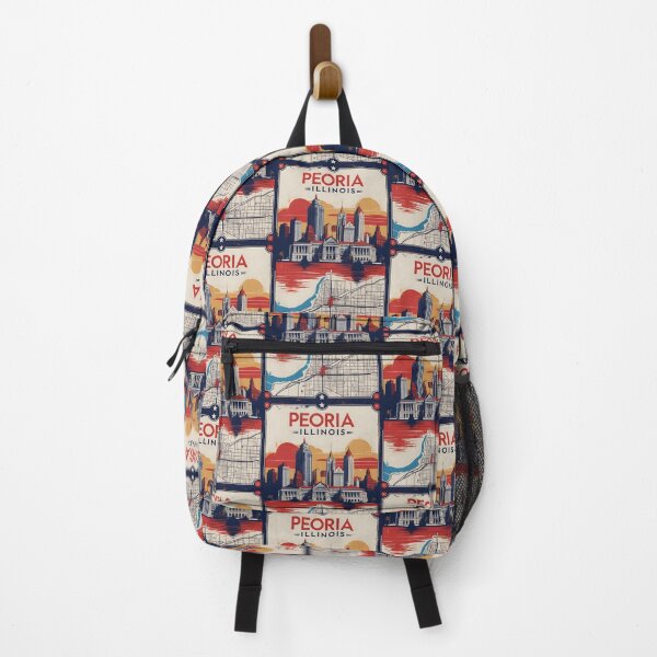 Item preview, Peoria Illinois 1950s USA Vintage Travel Tourism designed and sold by TravelersGems.