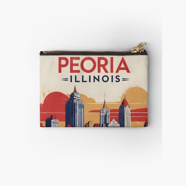 Item preview, Peoria Illinois 1950s USA Vintage Travel Tourism designed and sold by TravelersGems.