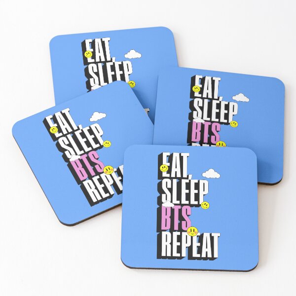 Item preview, Eat sleep BTS repeat | ARMY kpop Morcaworks designed and sold by Morcawork.