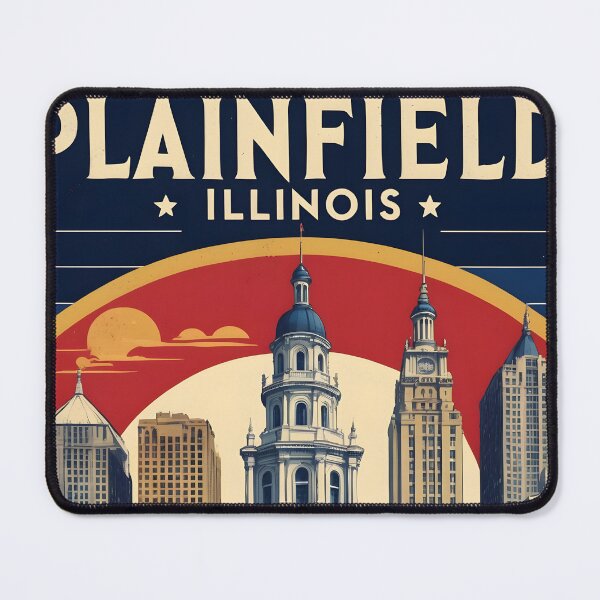 Item preview, Plainfield Illinois 1950s USA Vintage Travel Tourism designed and sold by TravelersGems.