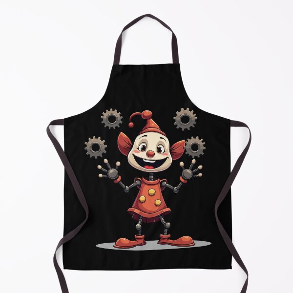 Aperçu de l'œuvre Clown mécanique – Jongleur d'engrenages créée et vendue par Hans-Design.