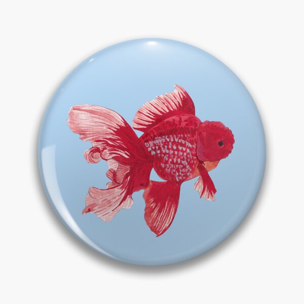 Item preview, RED ORANDA GOLDFISH-Carassius auratus designed and sold by BEATRIZ ABAITUA.