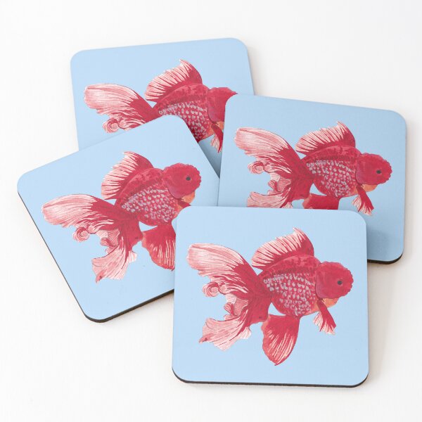 Item preview, RED ORANDA GOLDFISH-Carassius auratus designed and sold by BEATRIZ ABAITUA.