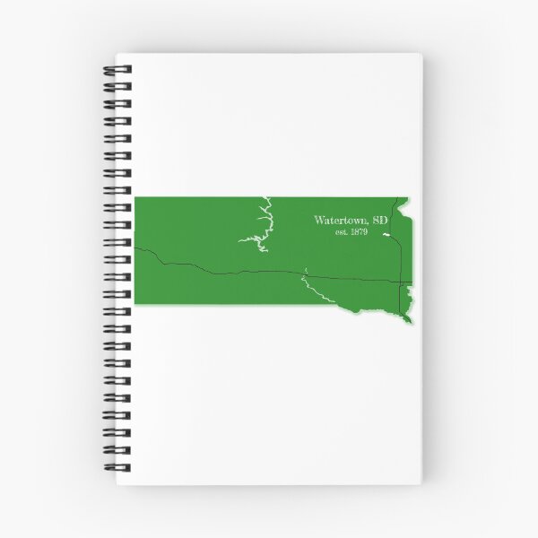 Item preview, Watertown, SD [Green] designed and sold by PhilbonianDezin.