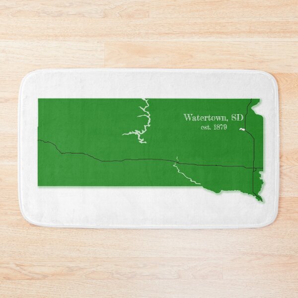 Item preview, Watertown, SD [Green] designed and sold by PhilbonianDezin.