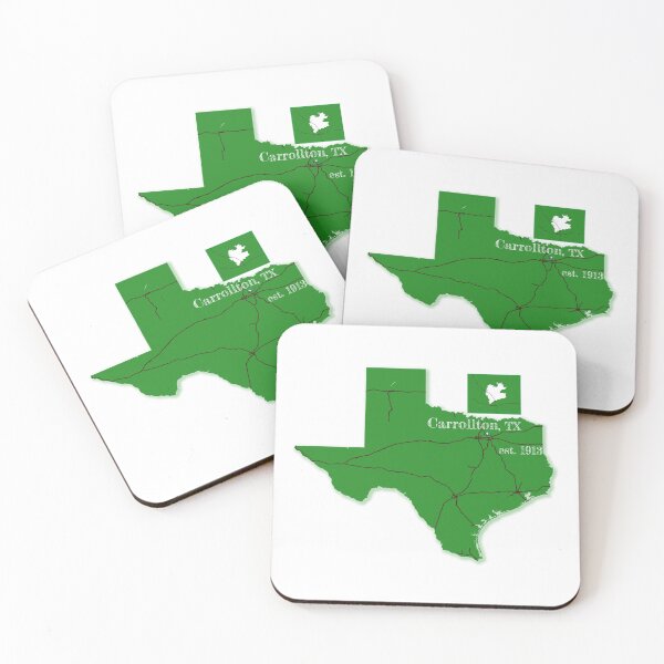 Item preview, Carrollton, TX [Green] designed and sold by PhilbonianDezin.