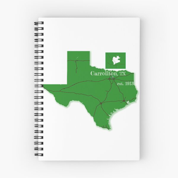 Item preview, Carrollton, TX [Green] designed and sold by PhilbonianDezin.