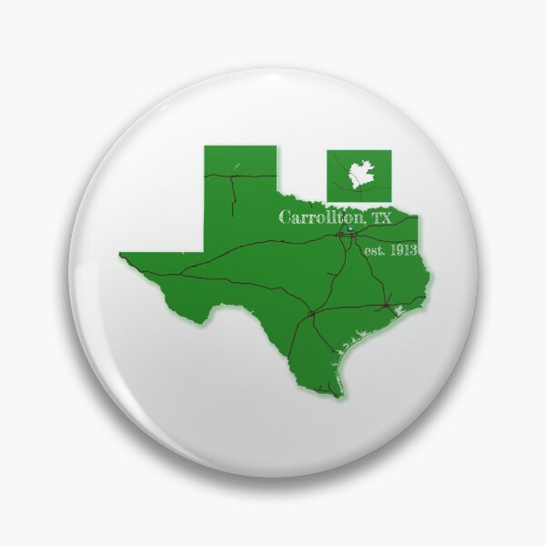 Item preview, Carrollton, TX [Green] designed and sold by PhilbonianDezin.