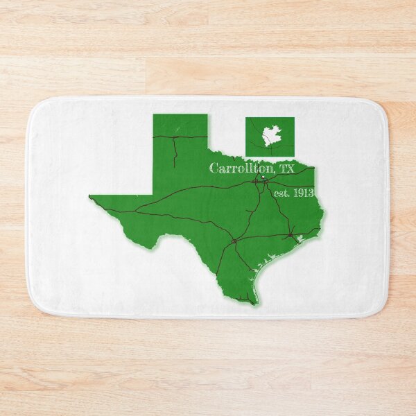 Item preview, Carrollton, TX [Green] designed and sold by PhilbonianDezin.