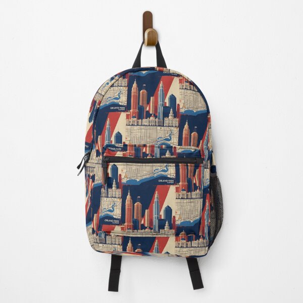 Item preview, Orland Park Illinois 1950s USA Vintage Travel Tourism designed and sold by TravelersGems.