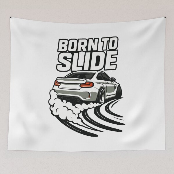 Item preview, Born To Slide Drift Car designed and sold by SnappyPNG.