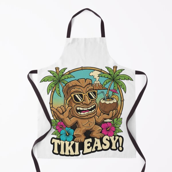 Item preview, TIKI EASY take it easy, surf's up & tropical coolness 7168x7168 designed and sold by darky72.