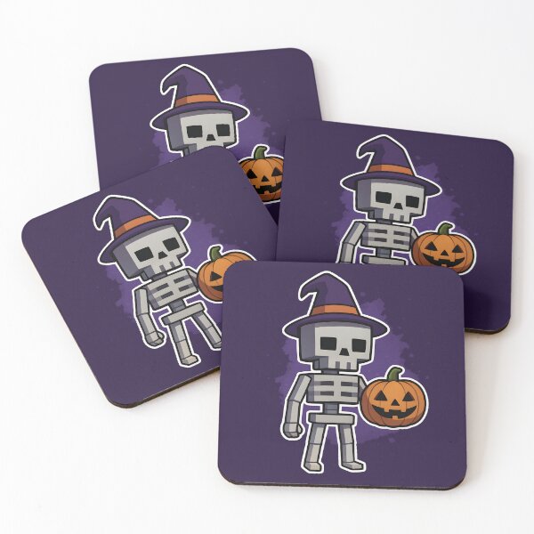 Item preview, Chibi Minecraft Skeleton Sticker designed and sold by Cube-Man.