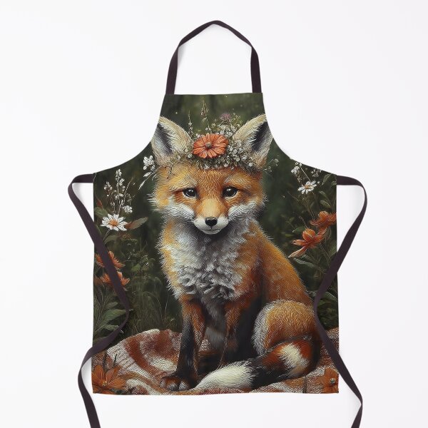 Item preview, Beautiful Floral Bohemian Fox designed and sold by FlosArtPrintShop.