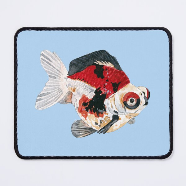 Item preview, RED RYUKIN TELESCOPE GOLDFISH designed and sold by BEATRIZ ABAITUA.