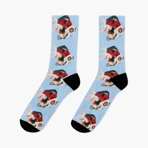 Item preview, RED RYUKIN TELESCOPE GOLDFISH designed and sold by BEATRIZ ABAITUA.