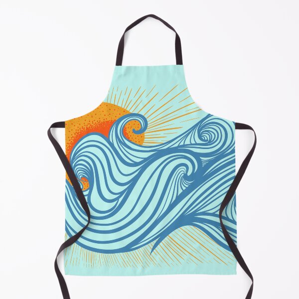 Item preview, Luminous Tides – Radiant Ocean Waves and Rising Sun Spiritual Art designed and sold by LUV963.