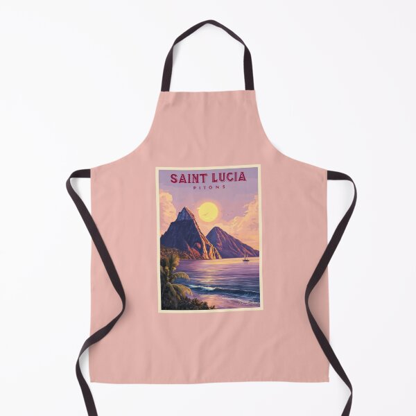 Item preview, Gros and Petit Pitons Soufriere Sunset Saint Lucia Travel designed and sold by scicilysimonee.