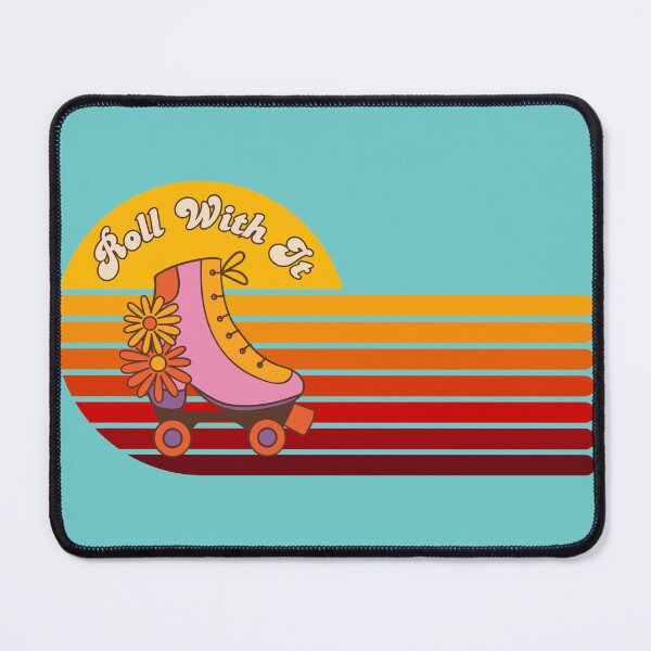 Artikelvorschau, Roll With It Retro Rollschuh Vintage Sonnenuntergang Design entworfen und verkauft von LUV963.