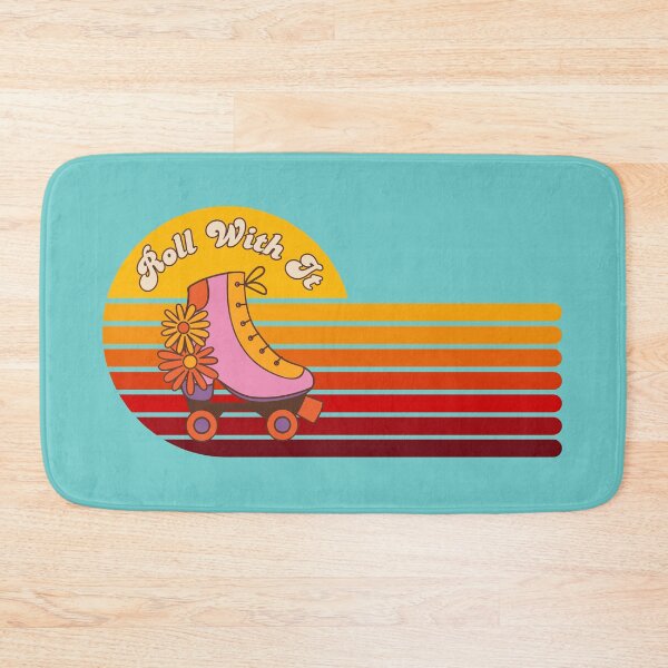 Artikelvorschau, Roll With It Retro Rollschuh Vintage Sonnenuntergang Design entworfen und verkauft von LUV963.