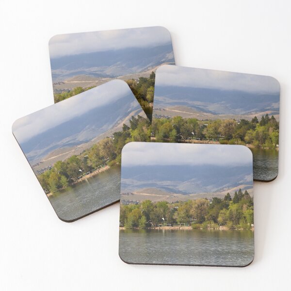 Item preview, Scenic view of Mountains and Lake designed and sold by Phakade's Photos.