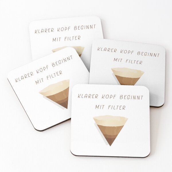 Item preview, Clear Head – Filter Coffee Edition designed and sold by Hans-Design.