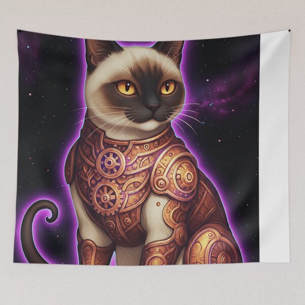 Item preview, Fantasy Siamese Cat designed and sold by Karen Harding Art and Illustration .