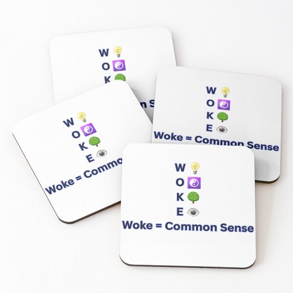 Artikelvorschau, WOKE = Common Sense entworfen und verkauft von Woke-Karma.