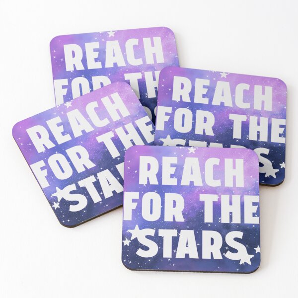 Item preview, Galaxy Motivational Poster: REACH FOR THE STARS ⭐  designed and sold by Asha-Art.