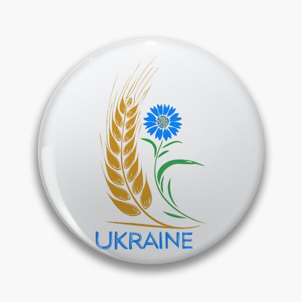 Item preview, Ukraine Wheat Cornflower Agricultural Heritage Ukrainian Botanical designed and sold by cabana.space.