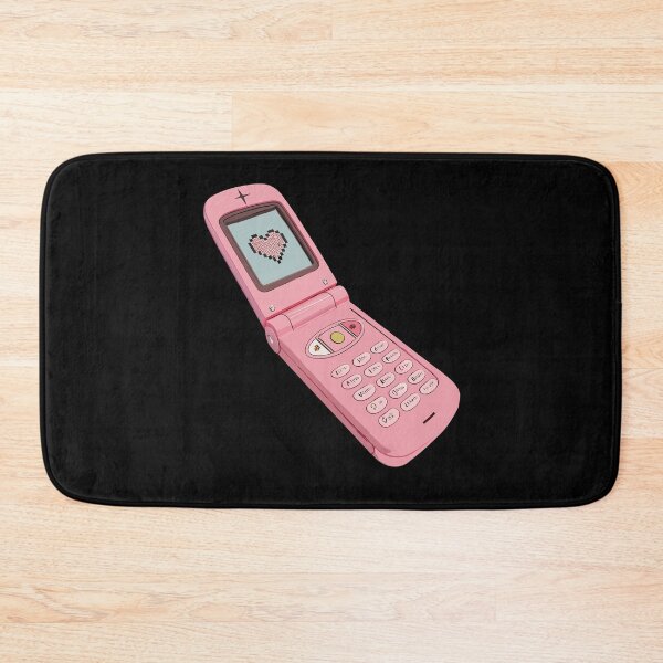 Item preview, Retro Y2K Flip Phone – Hot Pink Nostalgic 2000s Aesthetic Sticker designed and sold by VividOrganica.
