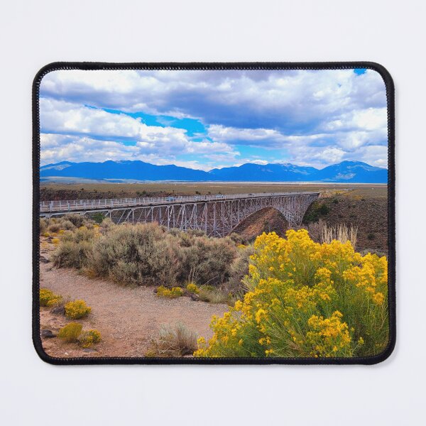 Item preview, Rio Grande Gorge Bridge and Chamisas designed and sold by MarySchwindt.