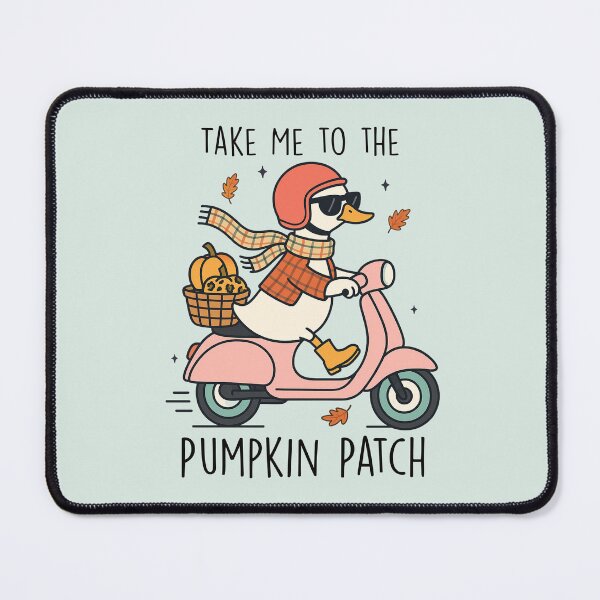 Item preview, Autumn goose on scooter designed and sold by FatBirdie.