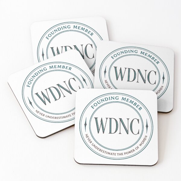 Item preview, WDNC Founding Member – Never Underestimate the Power of Women designed and sold by jelonkaa.
