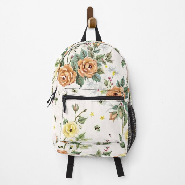 Item preview, vintage style orange roses designed and sold by Nice-patterns.