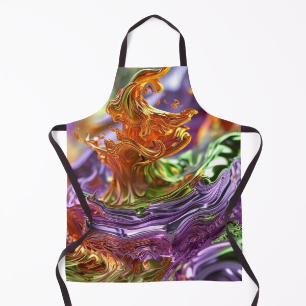 Item preview, Abstract Flame in Autumn Colored Chrome designed and sold by Harmonic_Layers.