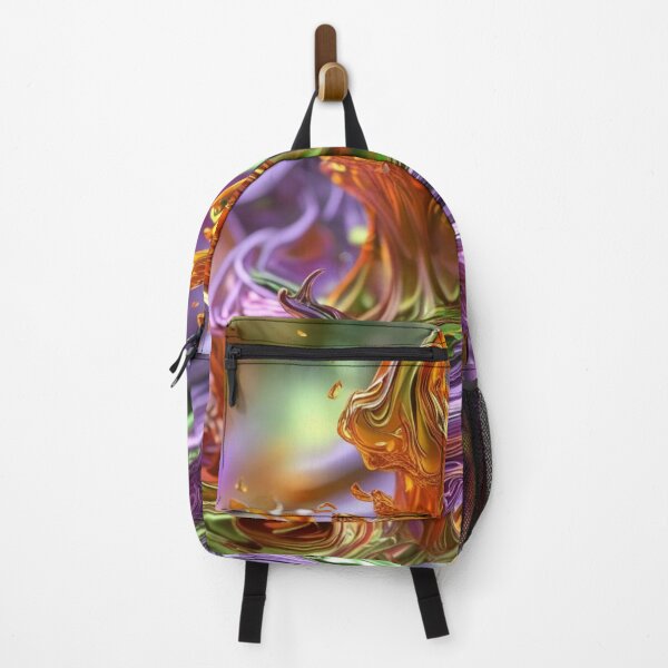 Item preview, Abstract Flame in Autumn Colored Chrome designed and sold by Harmonic_Layers.