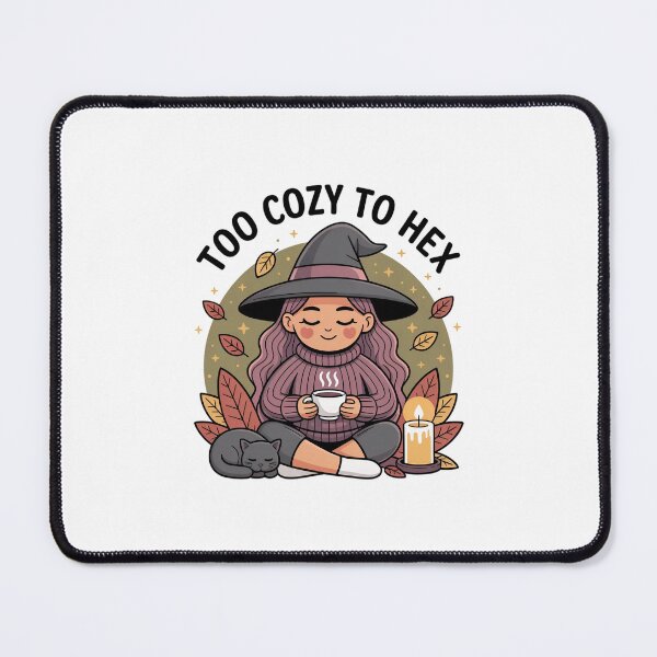 Item preview, Too Cozy to Hex — Chibi Witch Tea designed and sold by MagicWander.