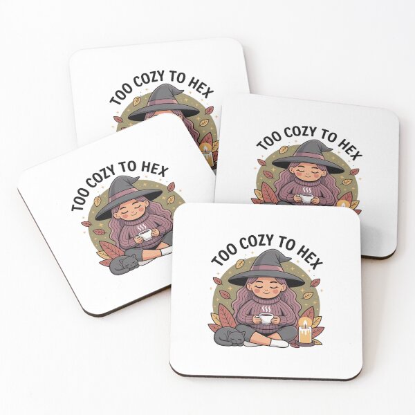 Item preview, Too Cozy to Hex — Chibi Witch Tea designed and sold by MagicWander.