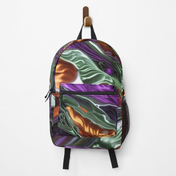 Item preview, Abstract Line Art Nature in Autumn Colored Chrome designed and sold by Harmonic_Layers.