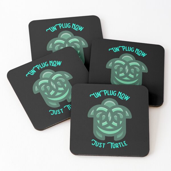 Item preview, Unplug Now Just Turtle designed and sold by Newskyline.
