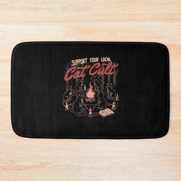 Item preview, Support Your Local Cat Cult designed and sold by EduEly.