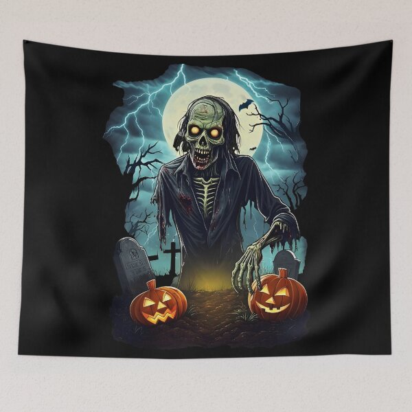 Item preview, Zombie Pumpkin King designed and sold by Uglyandcute.