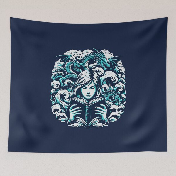 Item preview, Fantasy Reader designed and sold by RainyReads.