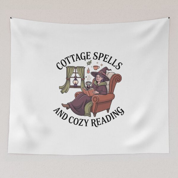 Item preview, Cottage Spells & Cozy Reading designed and sold by MagicWander.