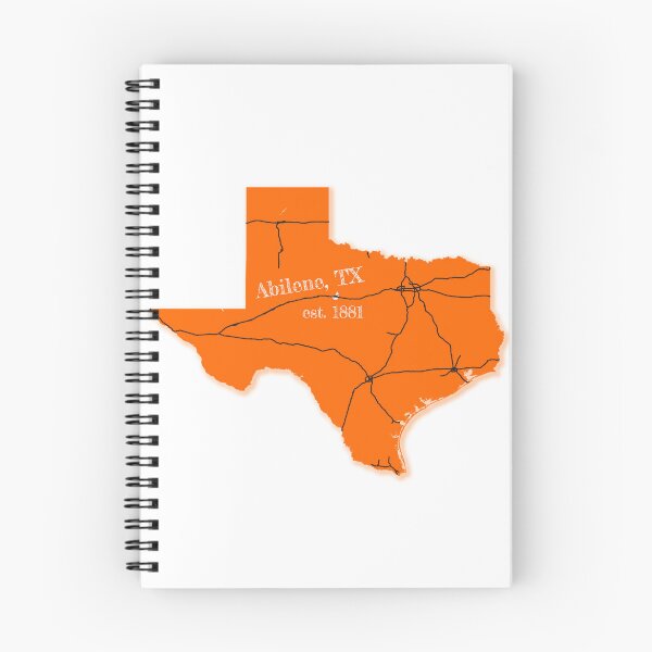 Item preview, Abilene, TX [Orange] designed and sold by PhilbonianDezin.